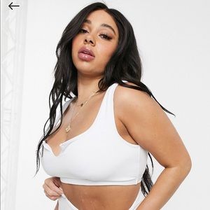 NWOT White Swim Top